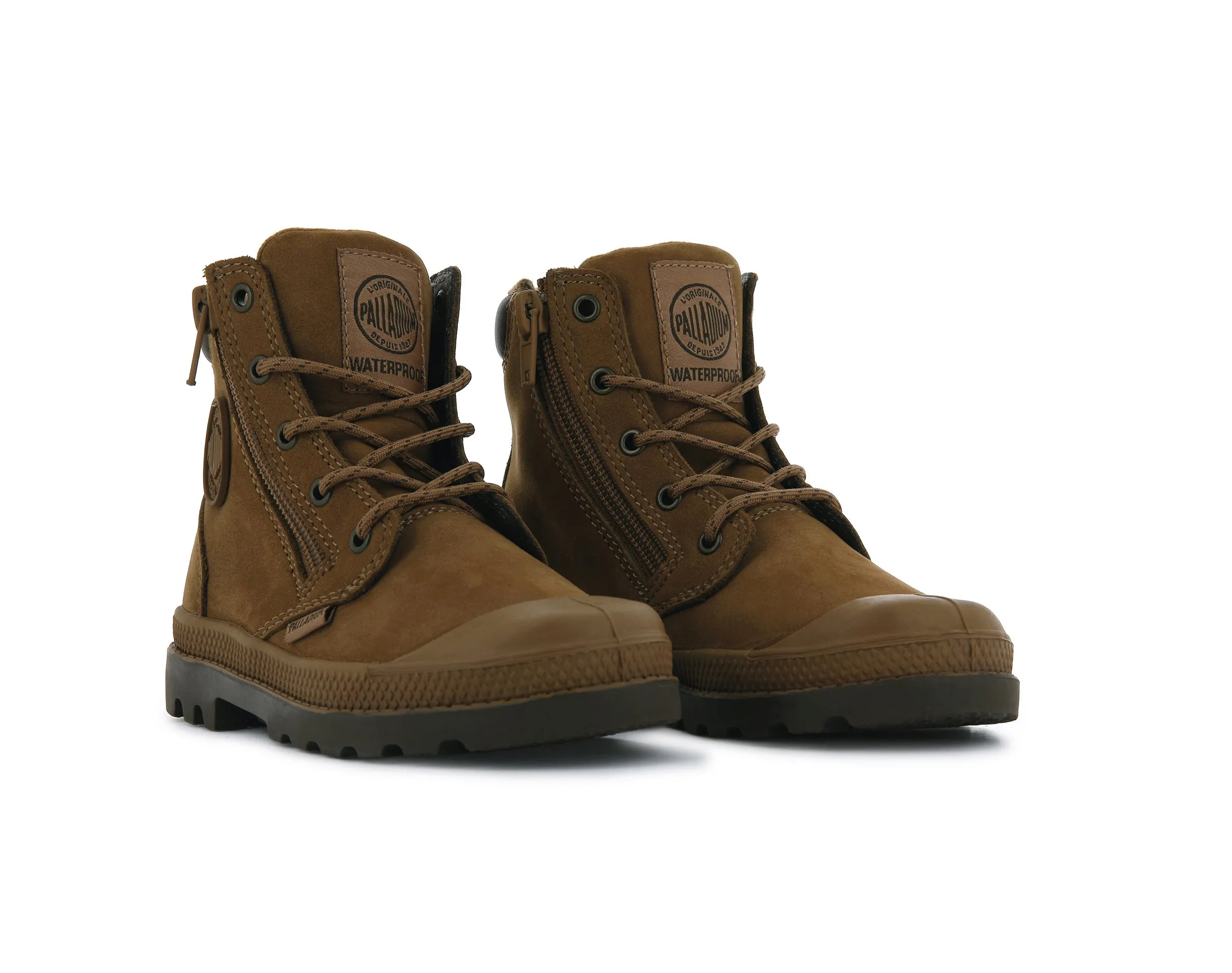 53476-257-M | PAMPA HI CUFF WATERPROOF | MAHOGANY