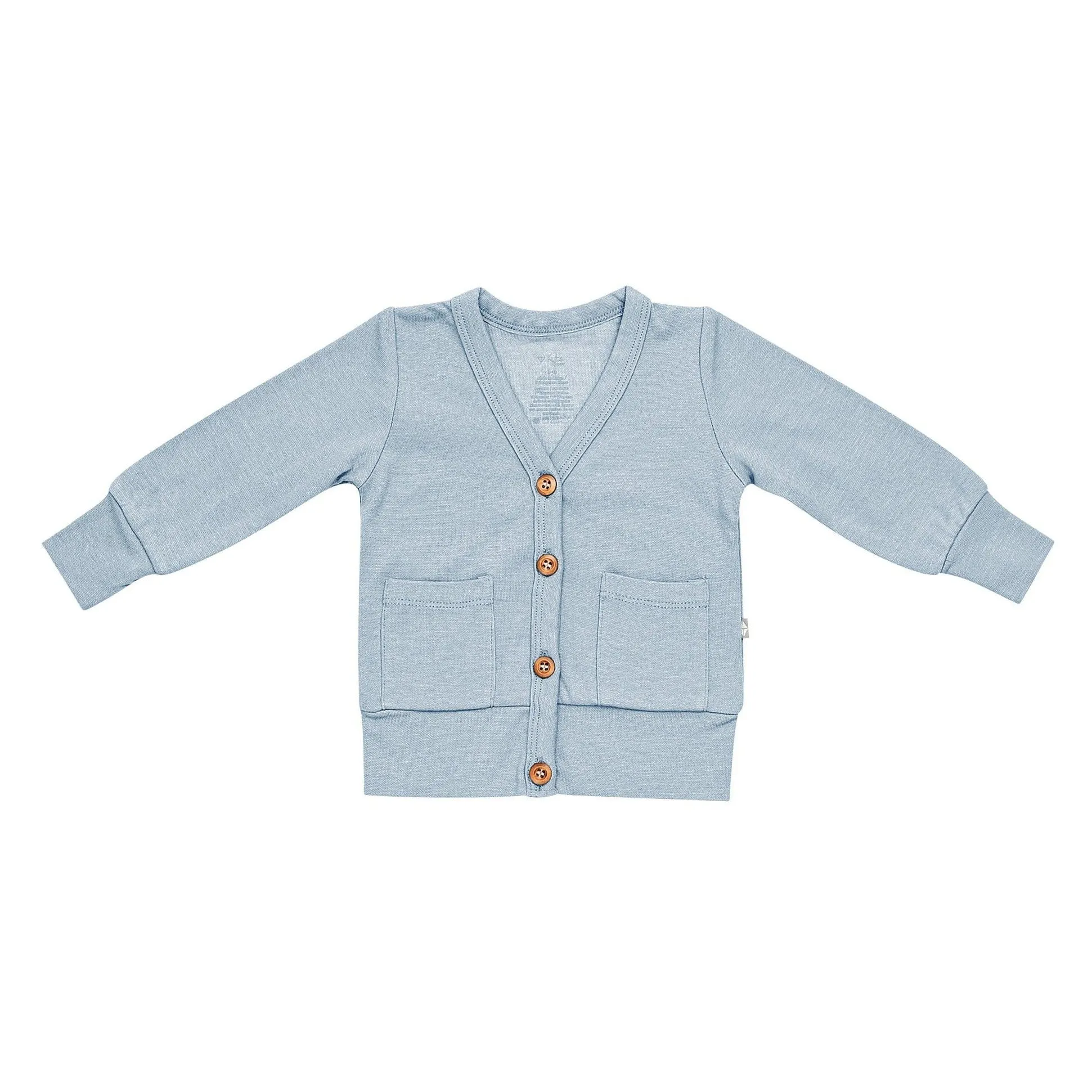 Bamboo Jersey Cardigan in Fog