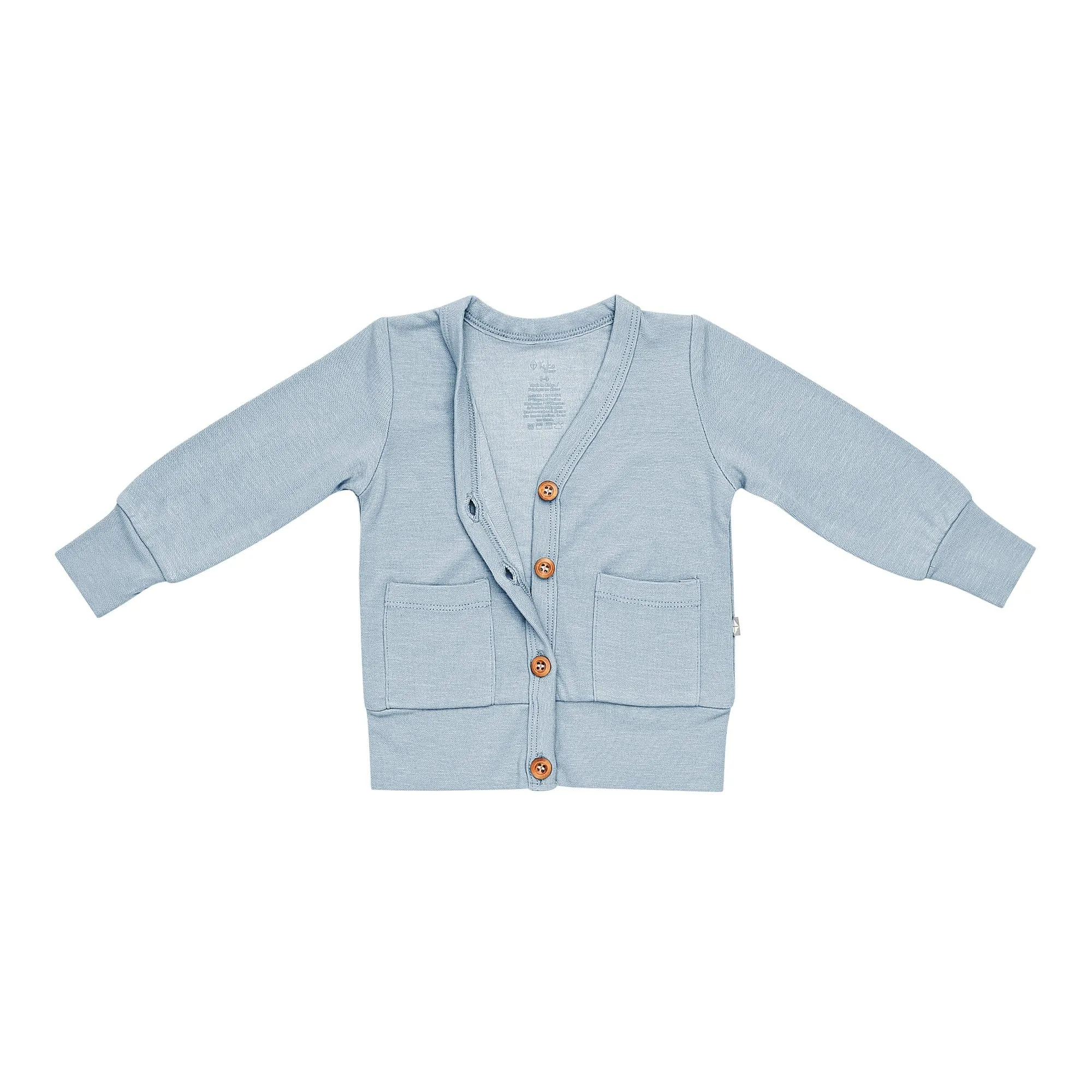 Bamboo Jersey Cardigan in Fog