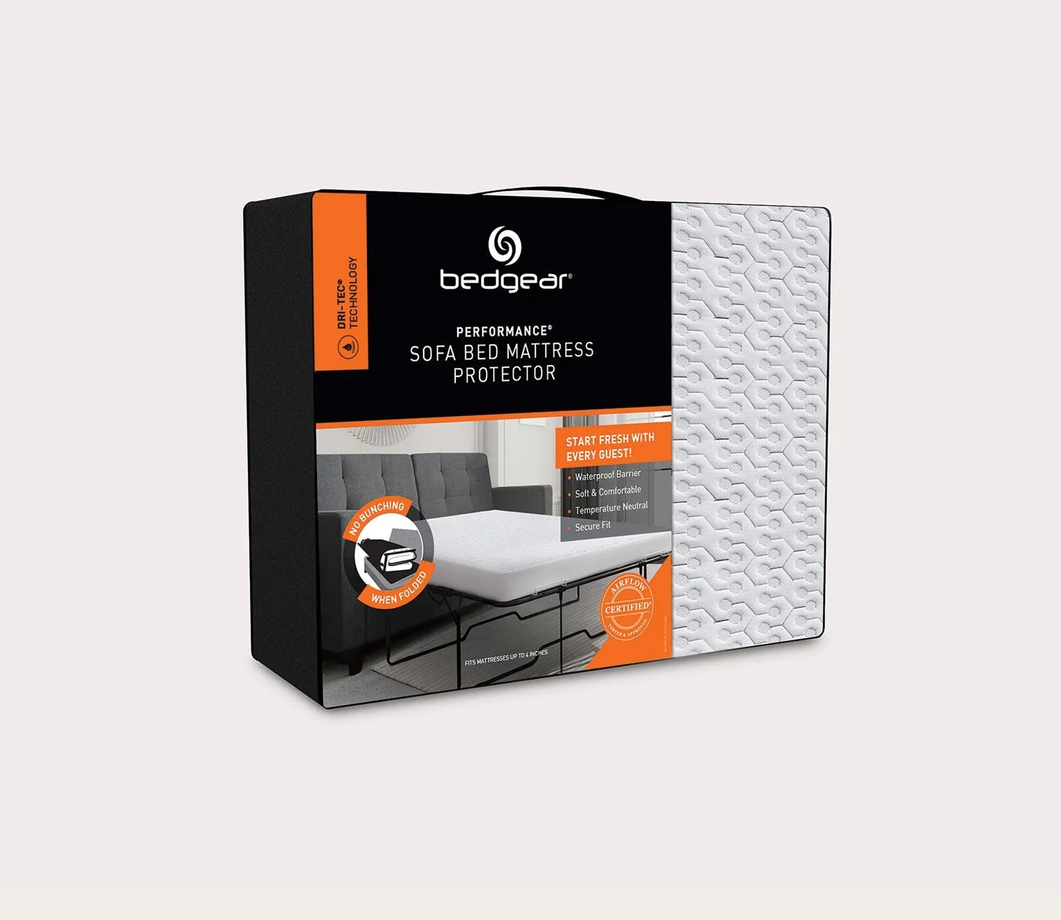 Bedgear Dri-Tec Moisture-Wicking Sofa Bed Mattress Protector