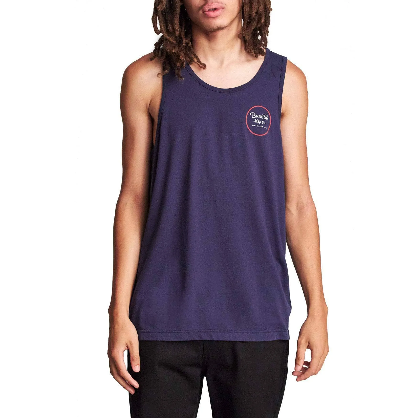 Brixton Wheeler Tank Top Vest - Patriot Blue