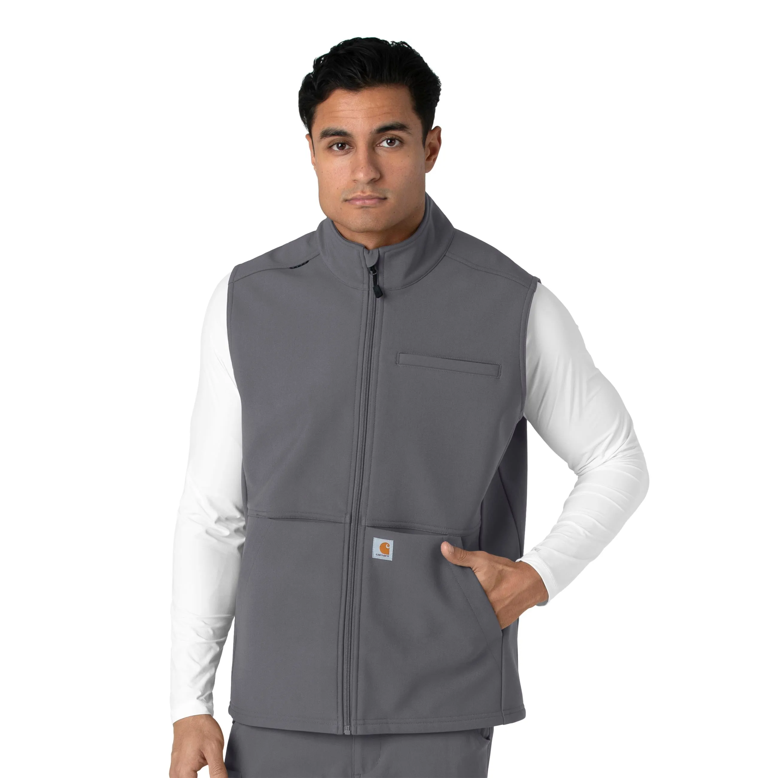 Carhartt Rugged Flex Men's Bonded Fleece Vest - Pewter