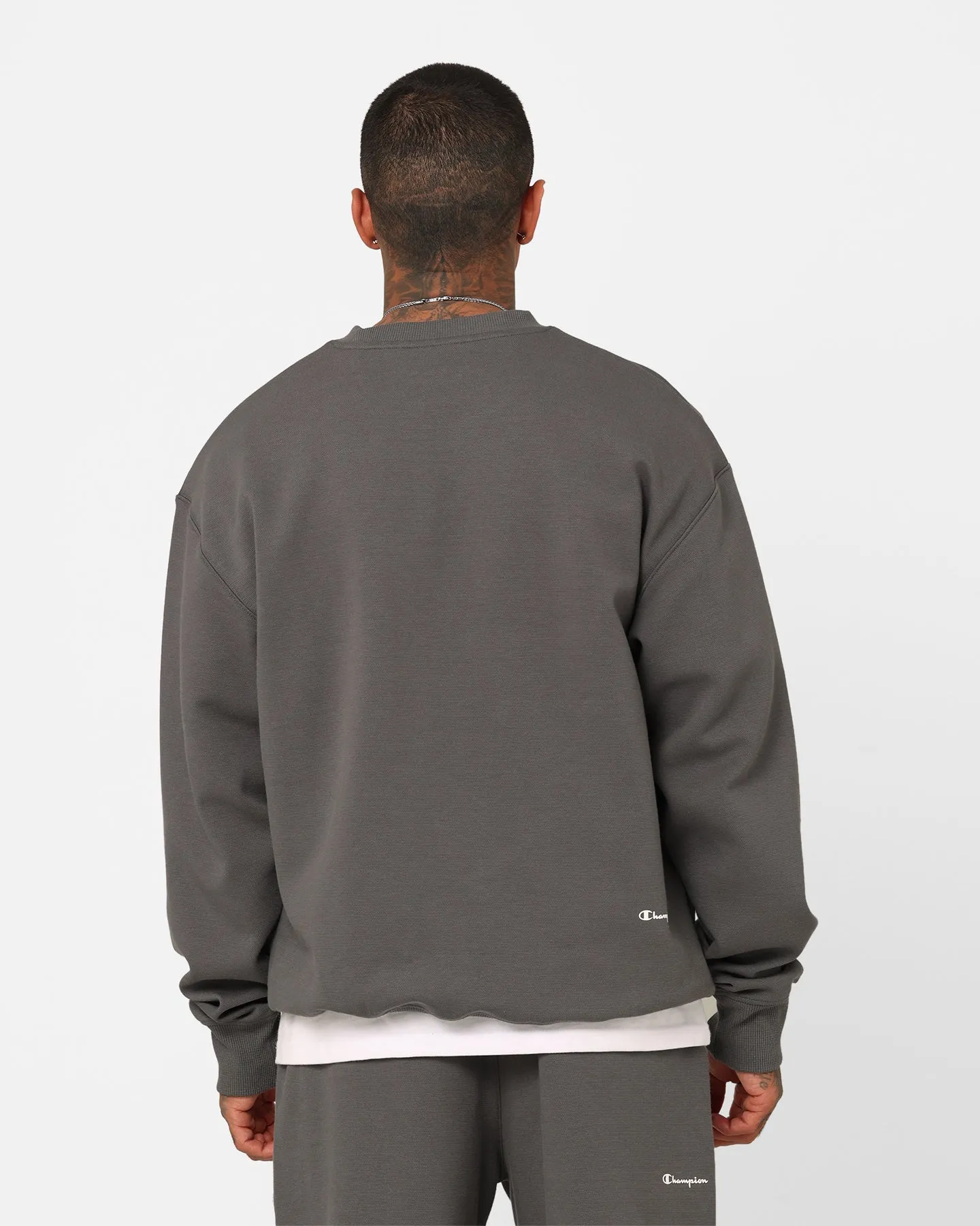 Champion Rochester Base Crewneck Seal Bay