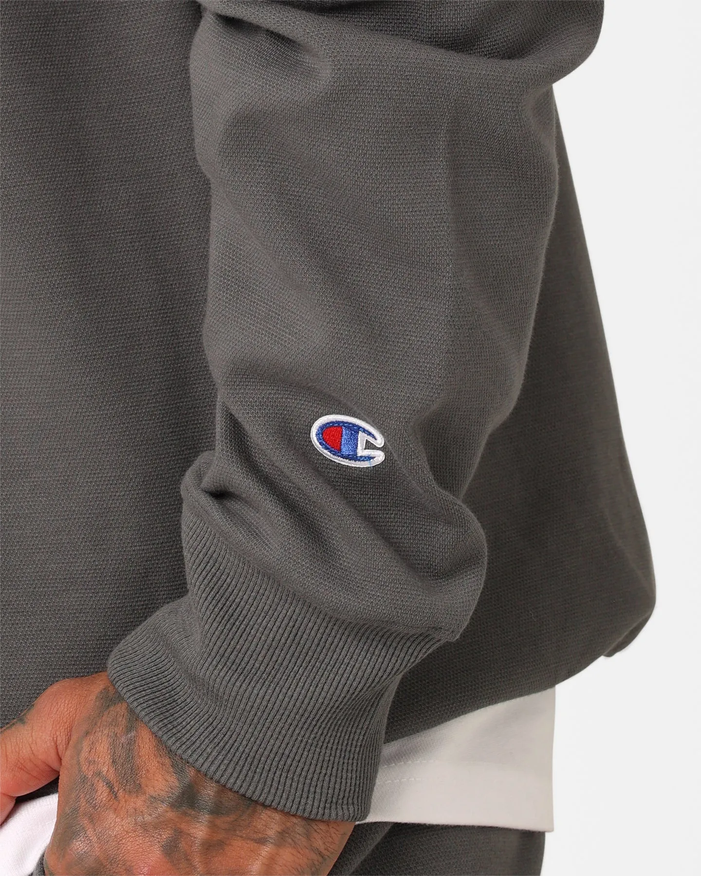 Champion Rochester Base Crewneck Seal Bay