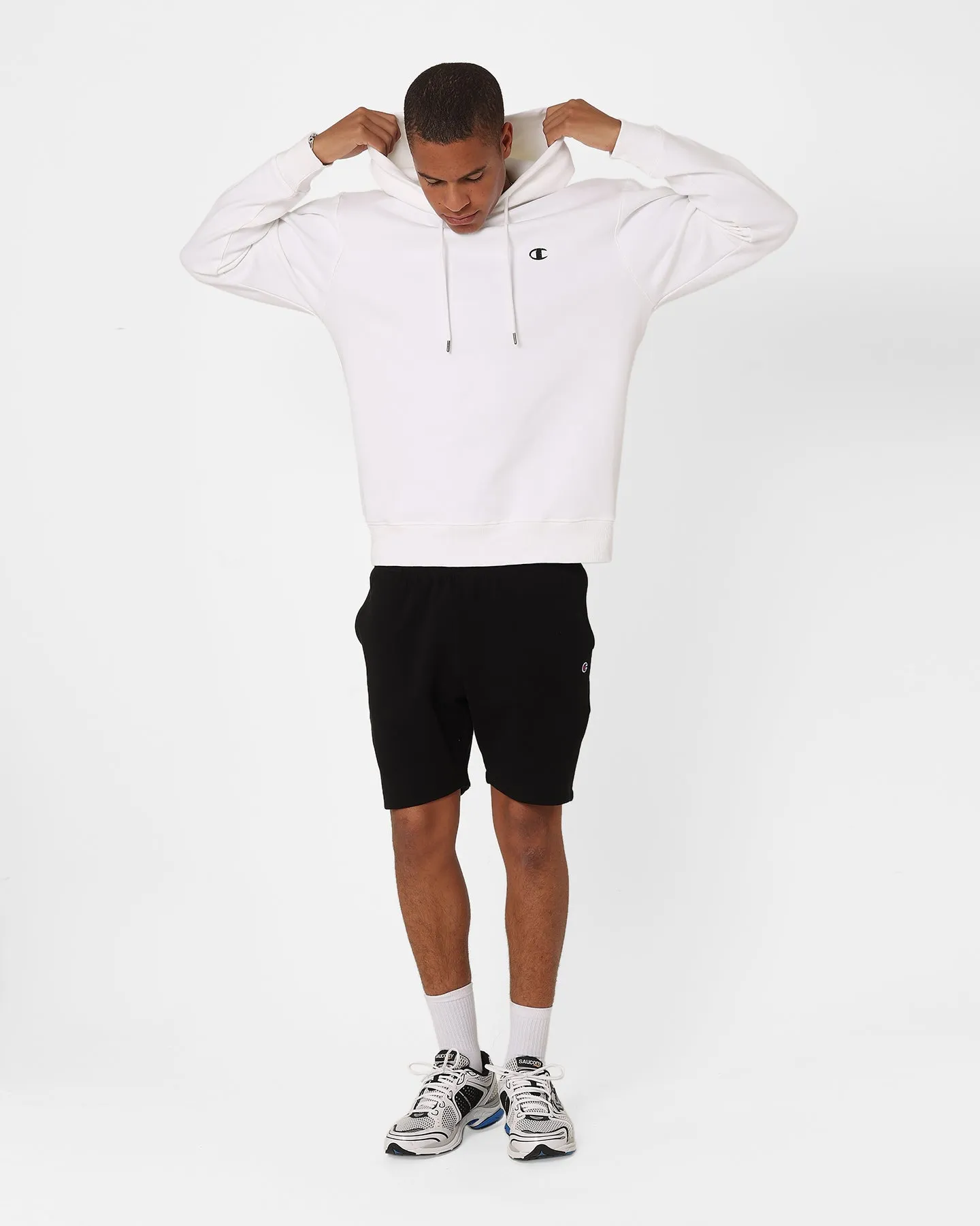 Champion Rochester Base Hoodie White