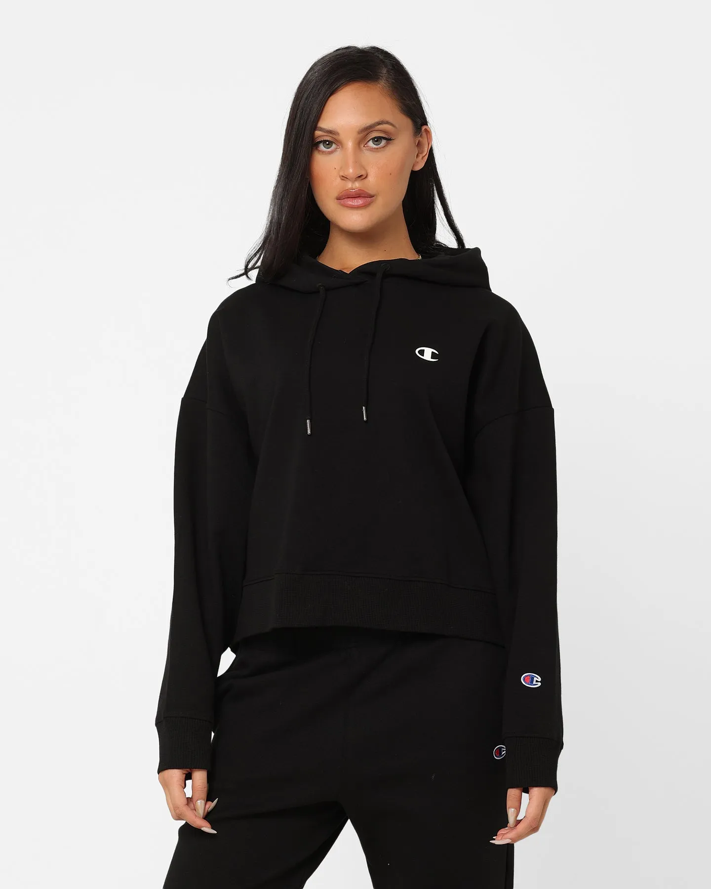 Champion Women's Rochester Base Hoodie Black