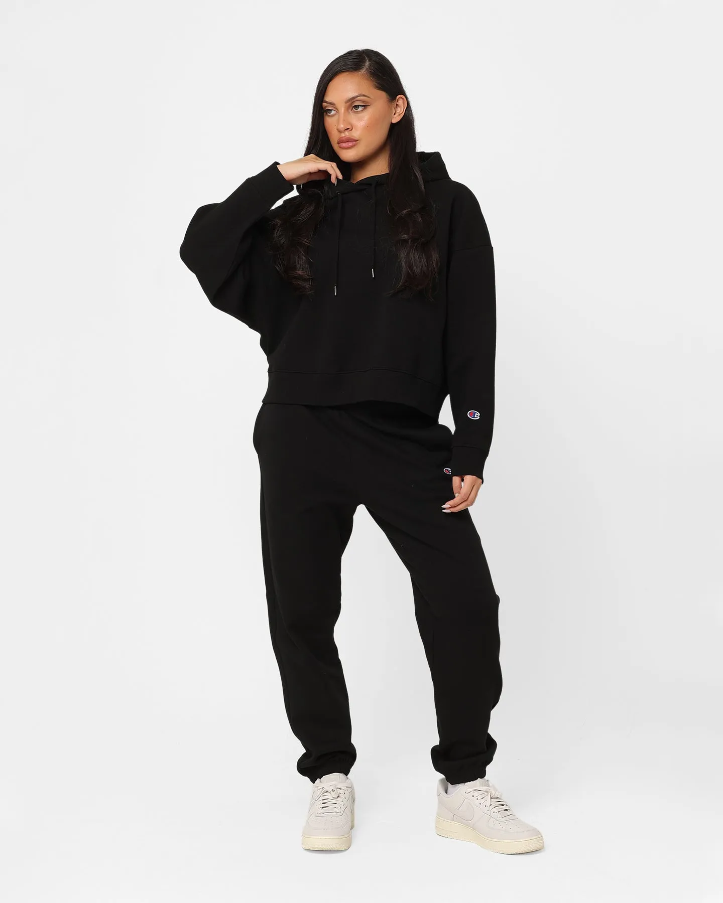 Champion Women's Rochester Base Hoodie Black