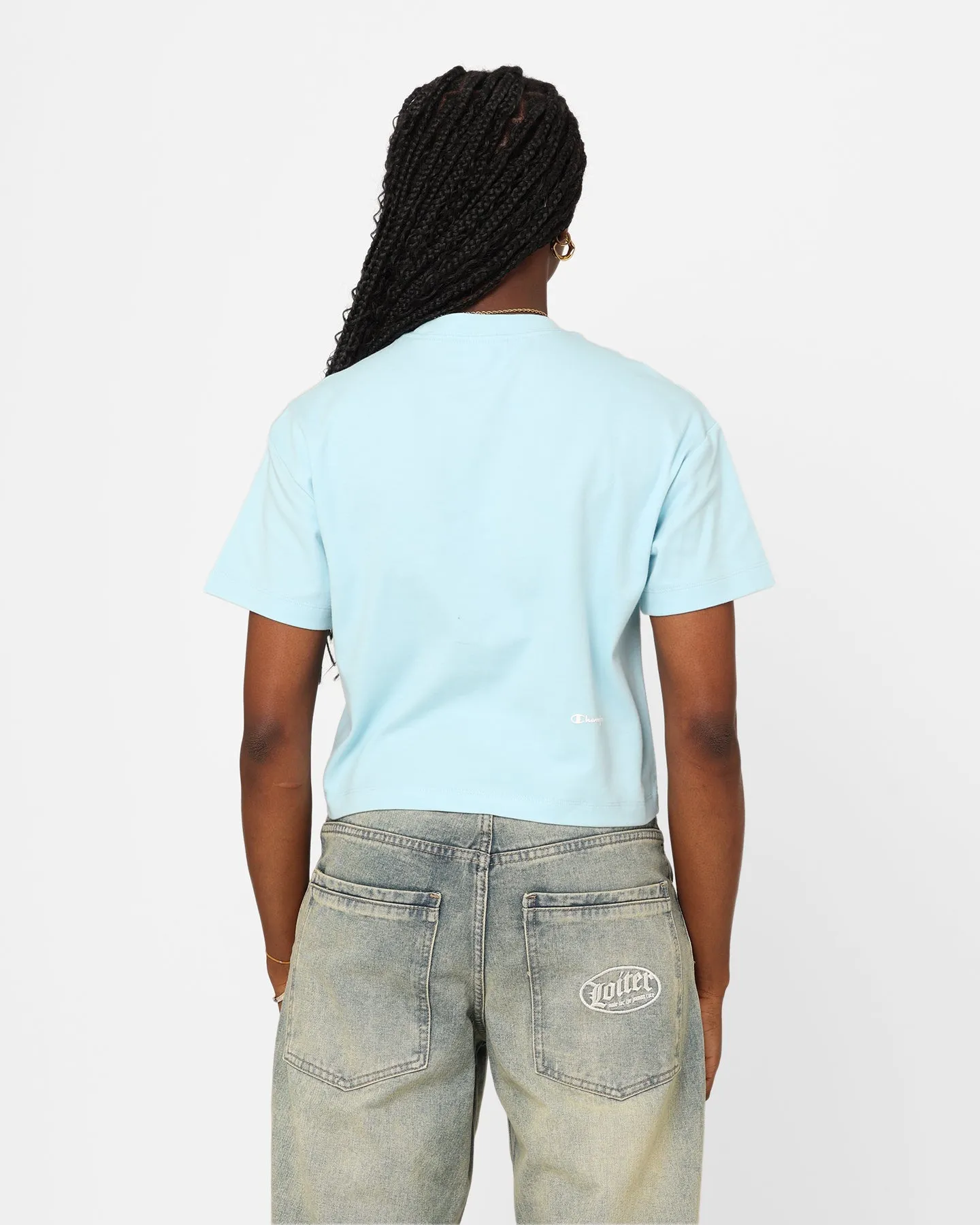 Champion Women's Rochester Base T-Shirt Iced Blue