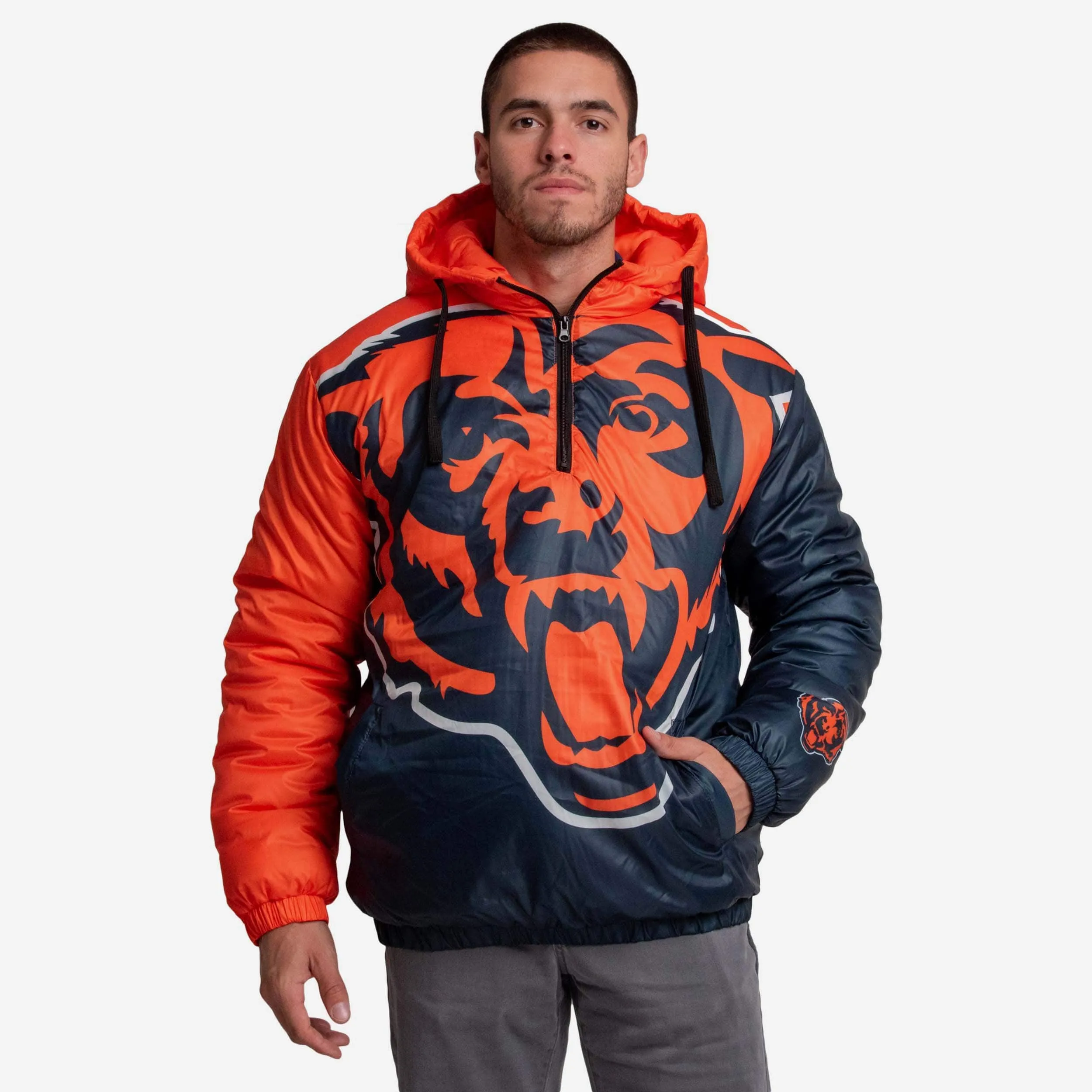 Chicago Bears Tundra Puffy Poly Fill Pullover