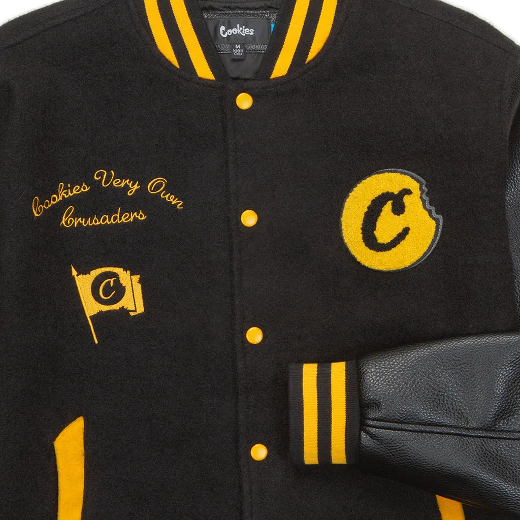 Cookies Crusaders Wool Lettermans Jacket