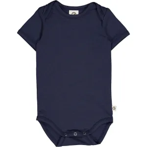 Cozy Me Short Sleeve Bodysuit - Night Blue