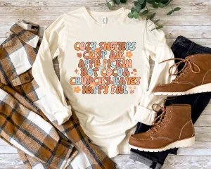 Cozy Sweaters Crisp Air Apple Pickin DTF Print