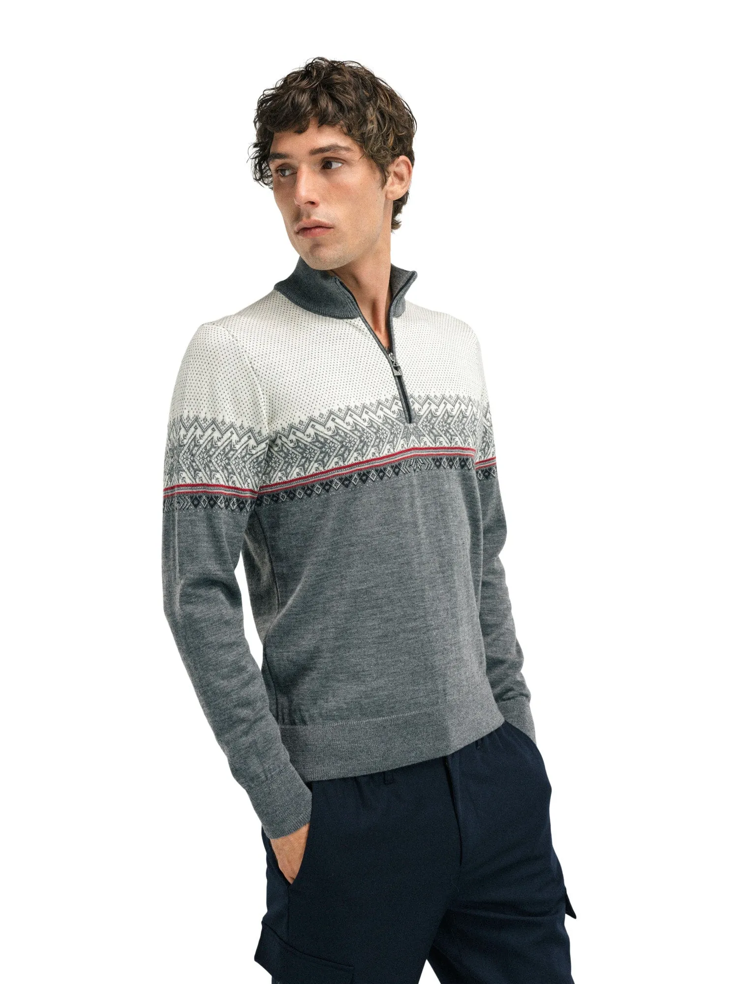 Dale of Norway | Hovden Sweater | Men's | Smoke/Off White