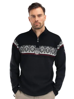 Dale of Norway | Moritz Sweater | Men's | Dark Charcoal/Raspberry/Black