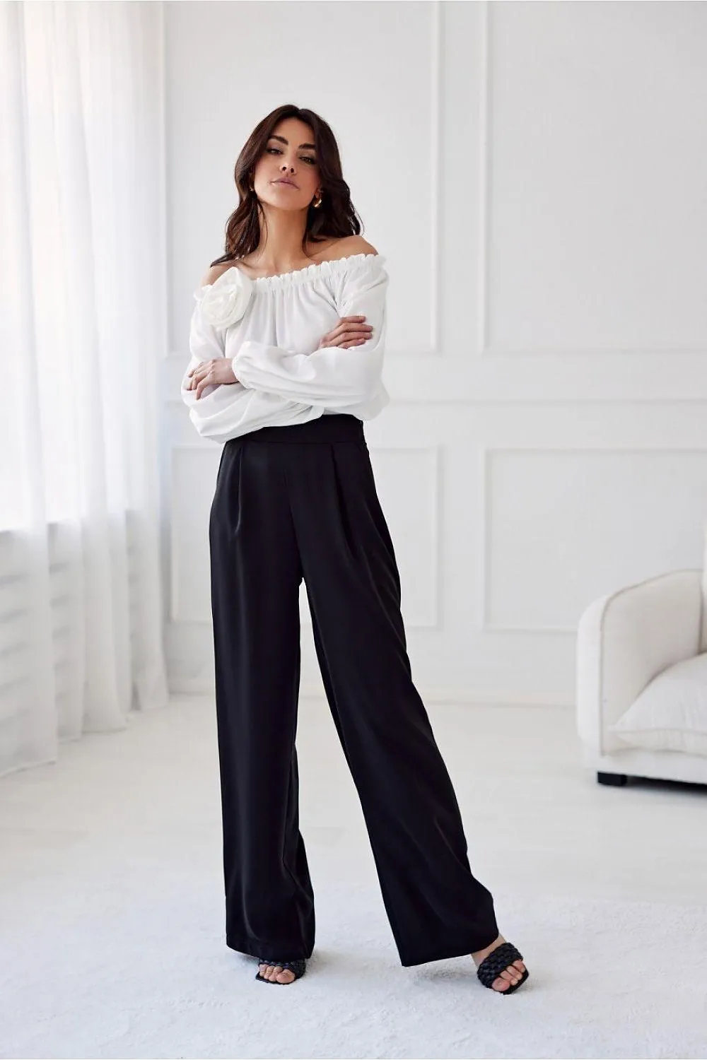 Elegant High-Waisted Pants for Stylish Women