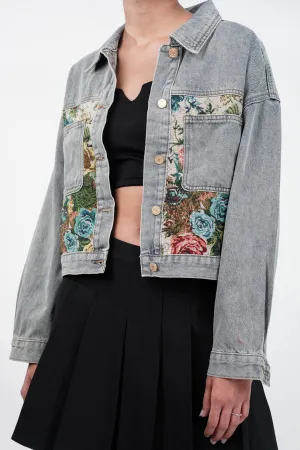 Floral Breeze Denim Jacket