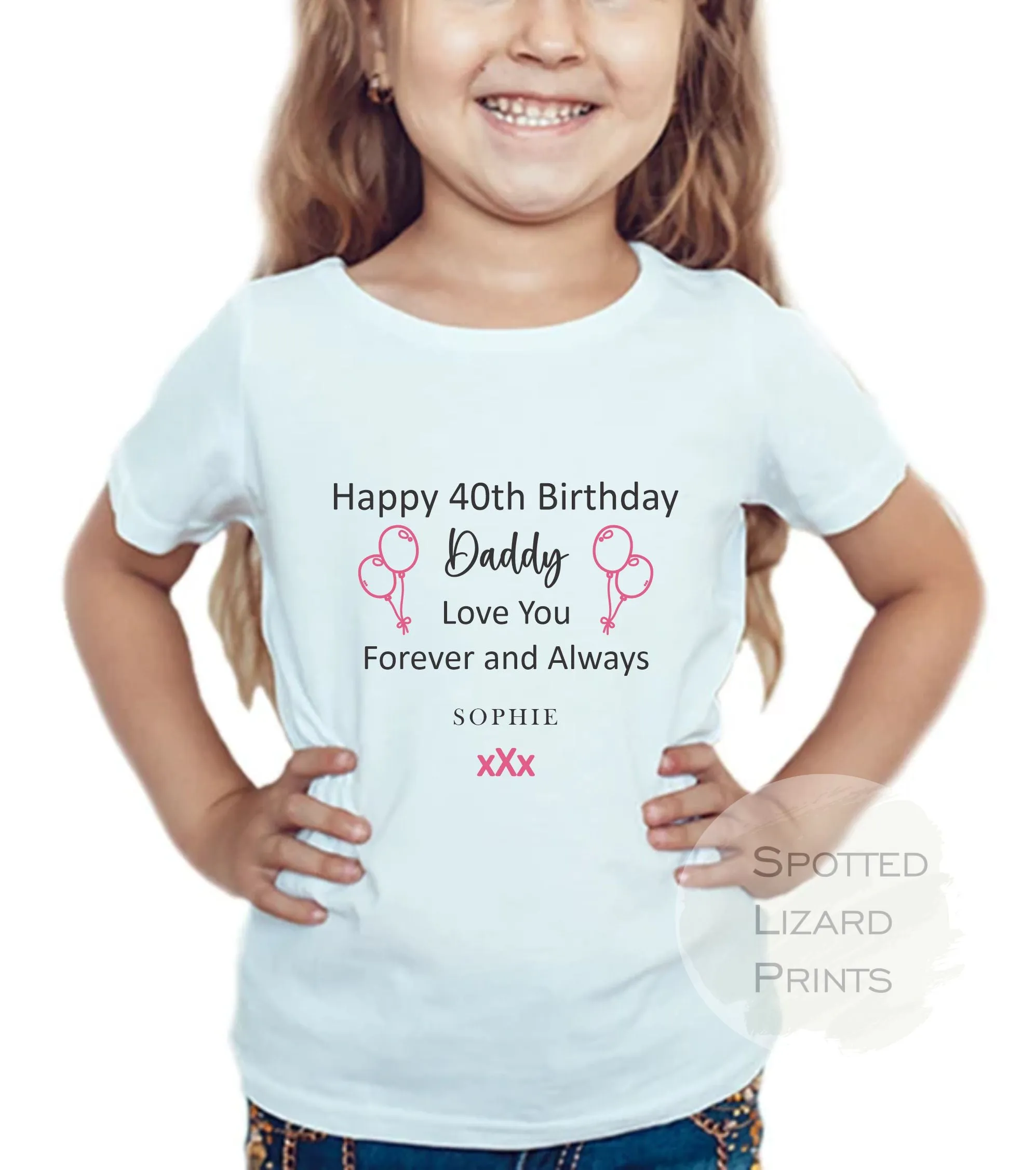 Happy 40th Birthday DADDY Baby Outfit (First Birthday 1st Birthday Daddy Dad Birthday l New Dad Gift)