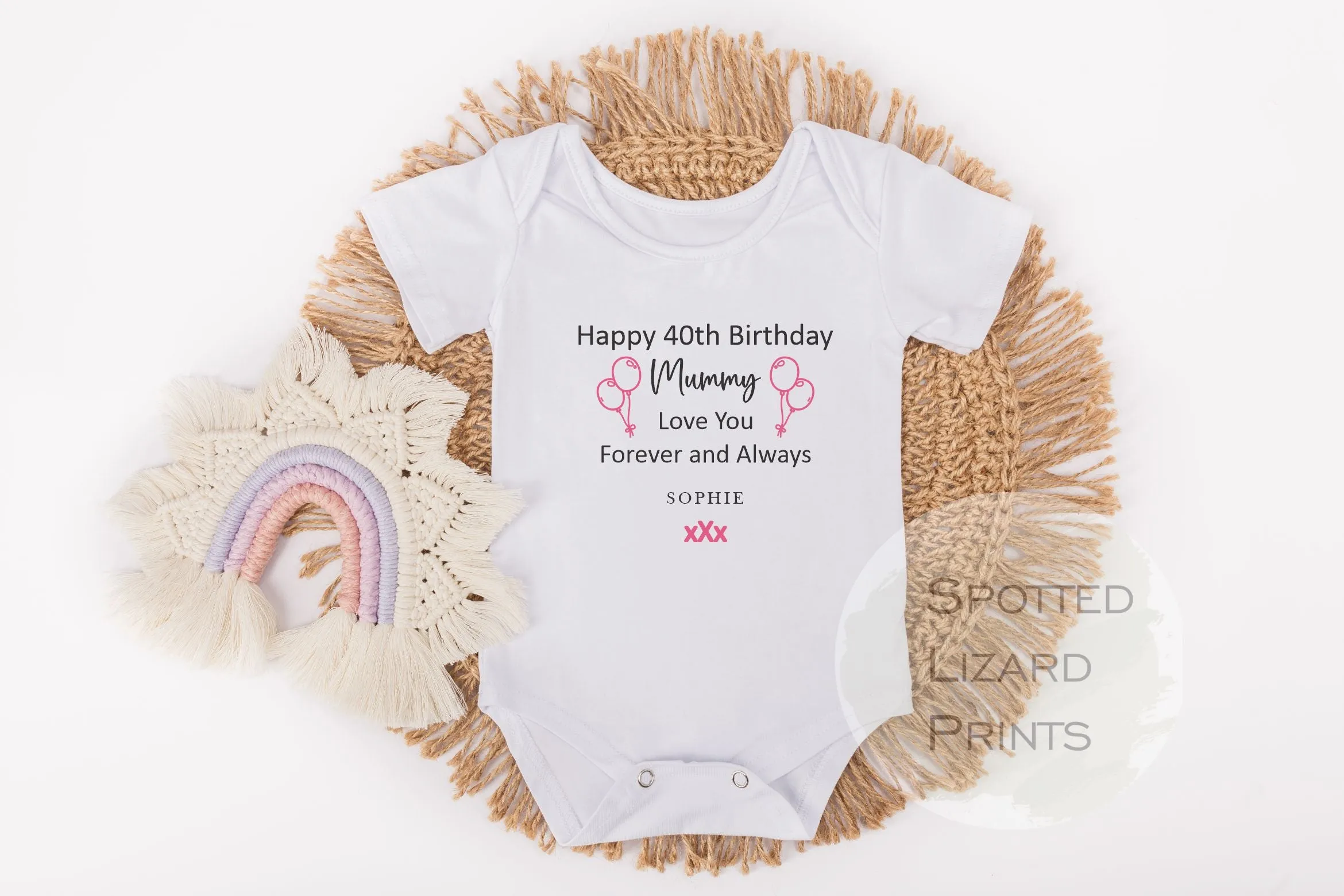 Happy 40th Birthday DADDY Baby Outfit (First Birthday 1st Birthday Daddy Dad Birthday l New Dad Gift)