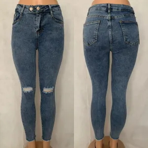 High Waisted skinny jeans