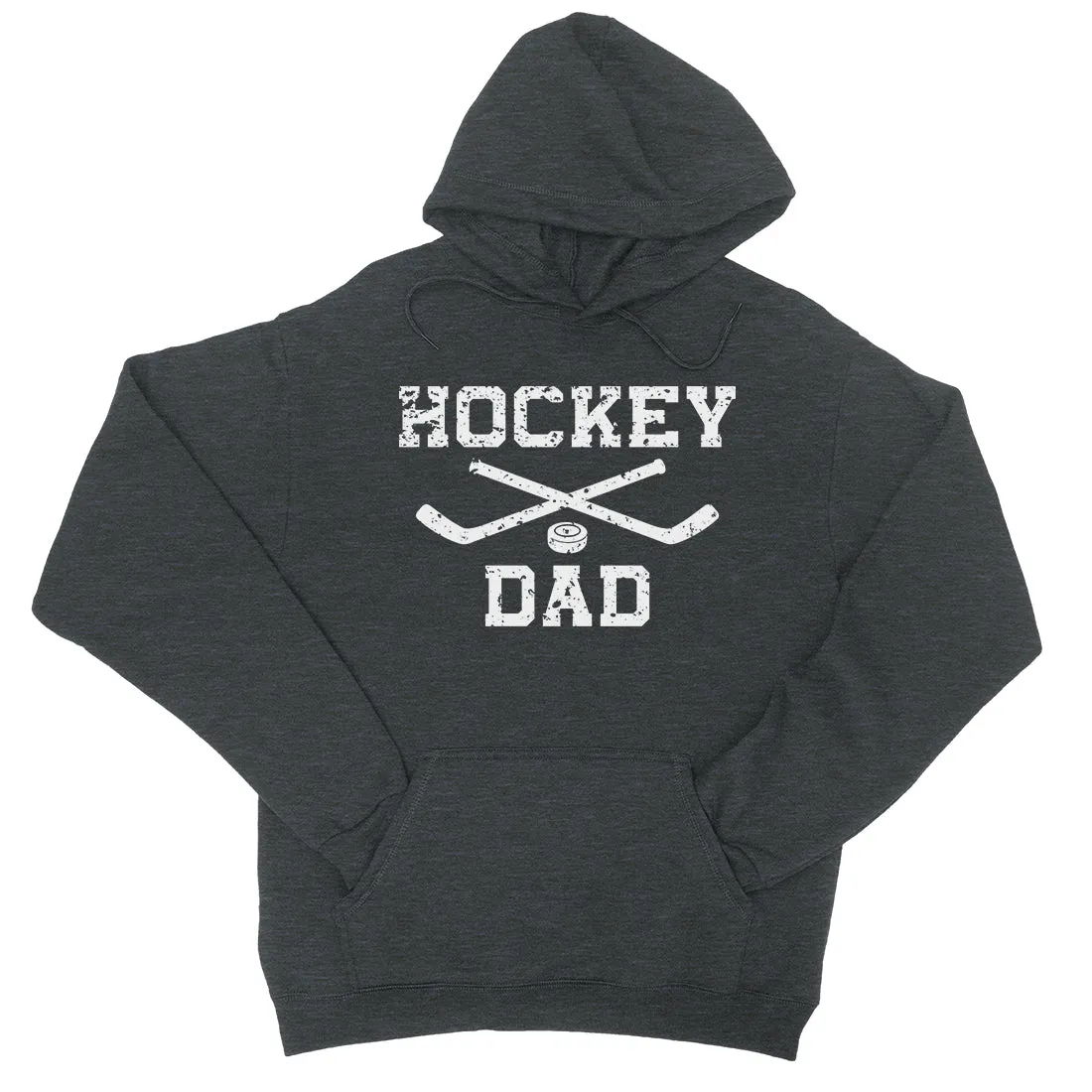 Hockey Dad Unisex Fleece Hoodie Motivational Sweet Fun Father's Day