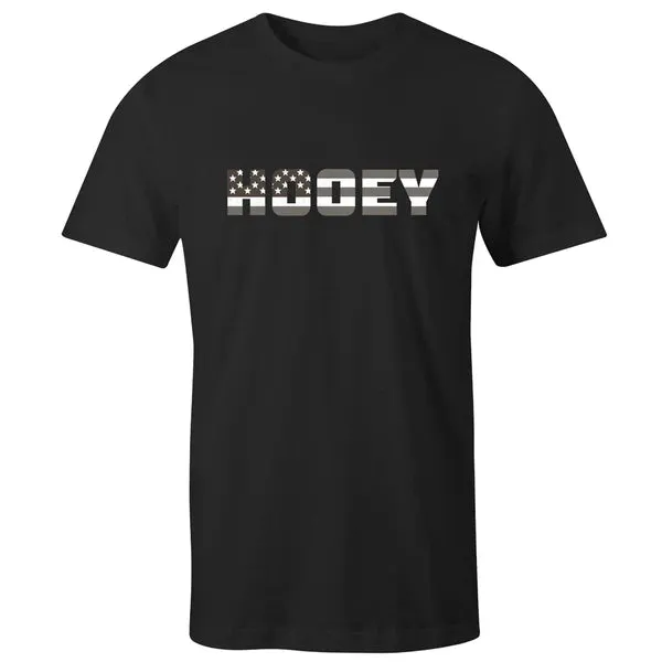 Hooey Men's Patriot Logo Tee in Black