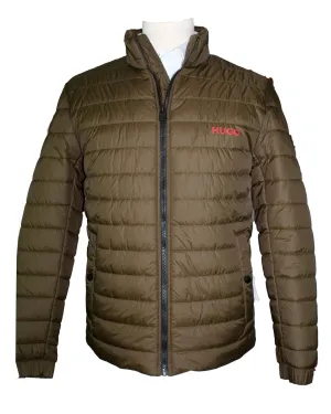 Hugo Boss Padded Jacket Dark Green - Water Repellent EU 52 - L BLACK FRIDAY SALE