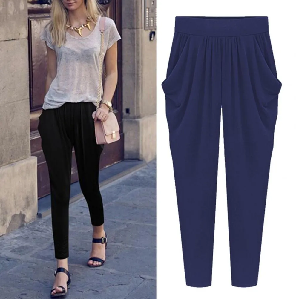 JuliaFashion - 2024 Stylish High Waist Plus Size Summer Pants