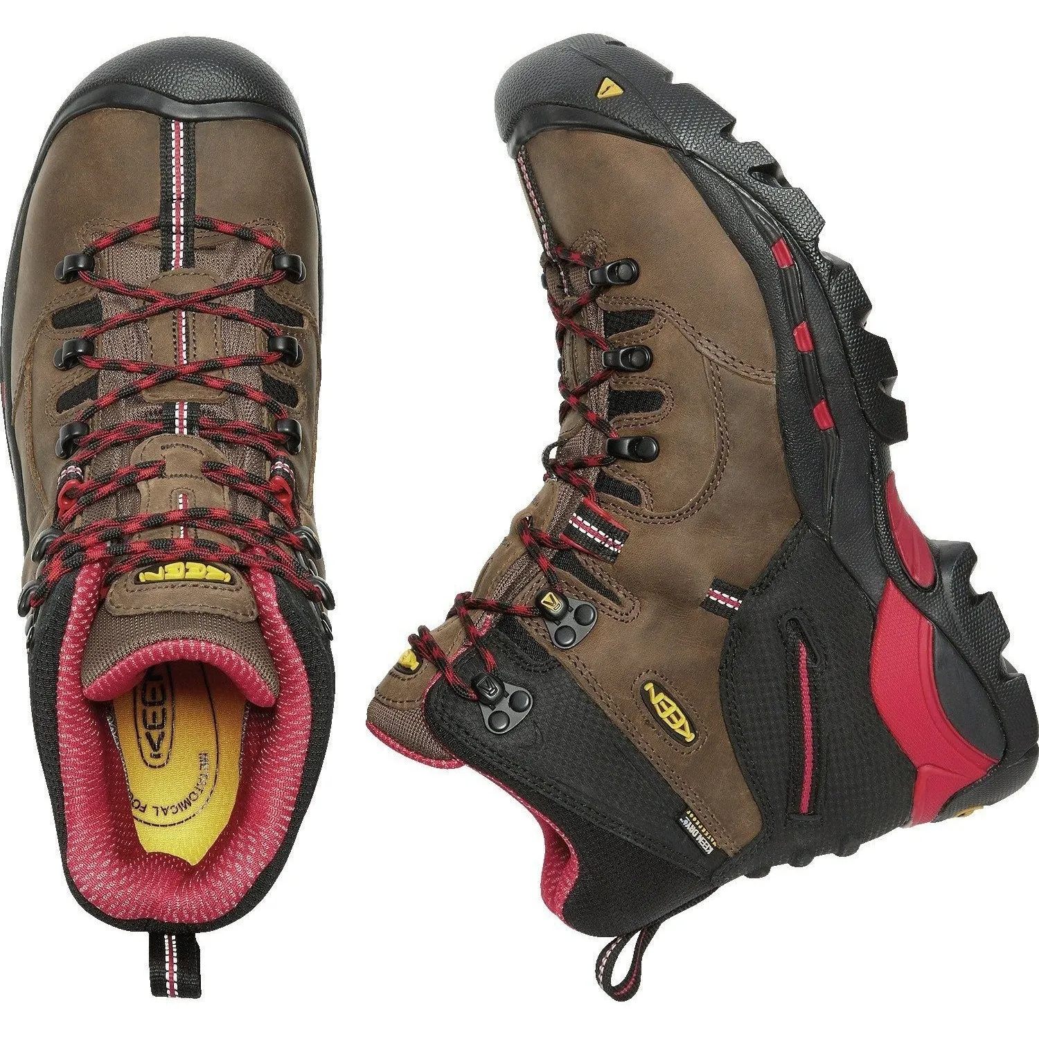 Keen Utility Pittsburgh Steel Toe Hiker Work Boot - Bison - 1007024