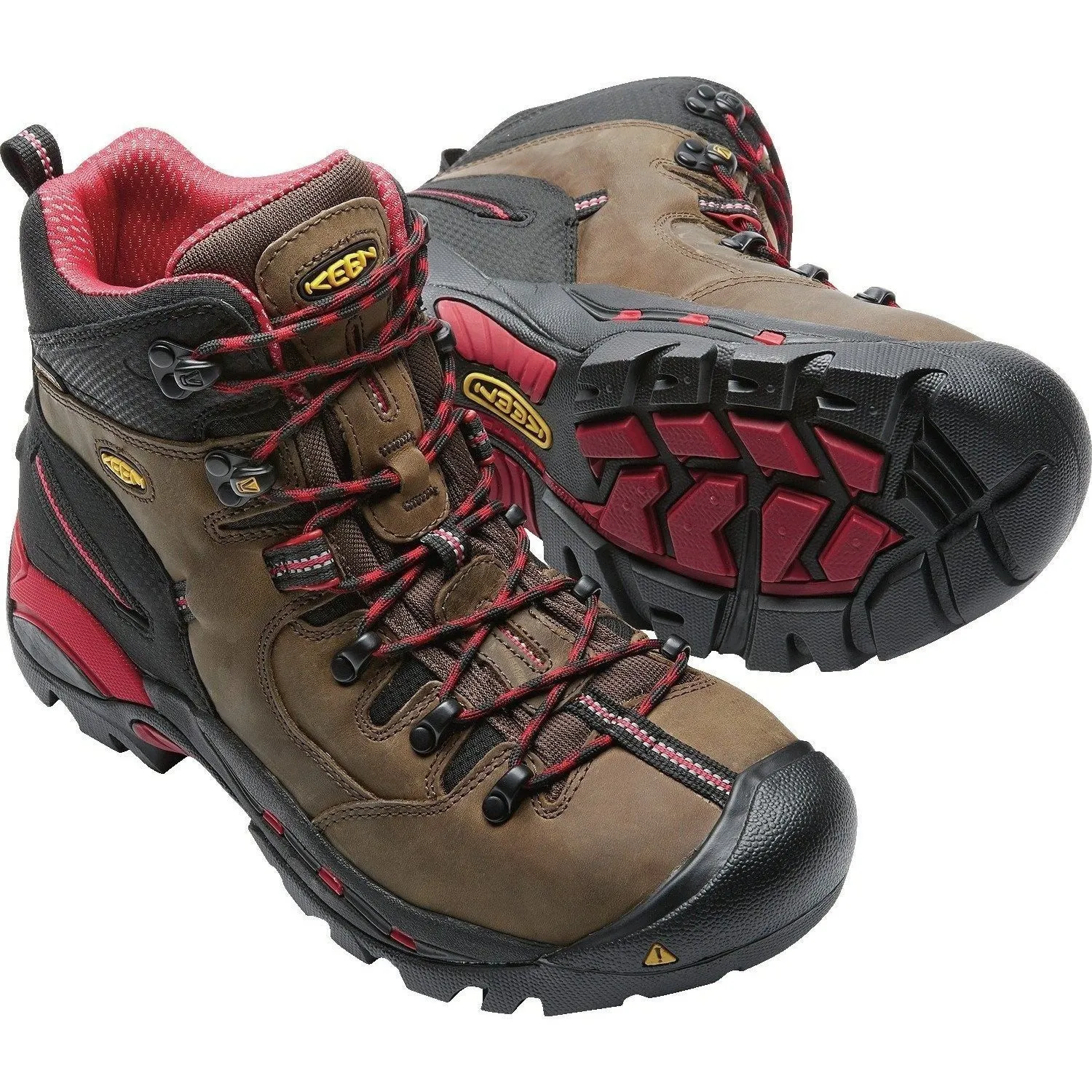 Keen Utility Pittsburgh Steel Toe Hiker Work Boot - Bison - 1007024