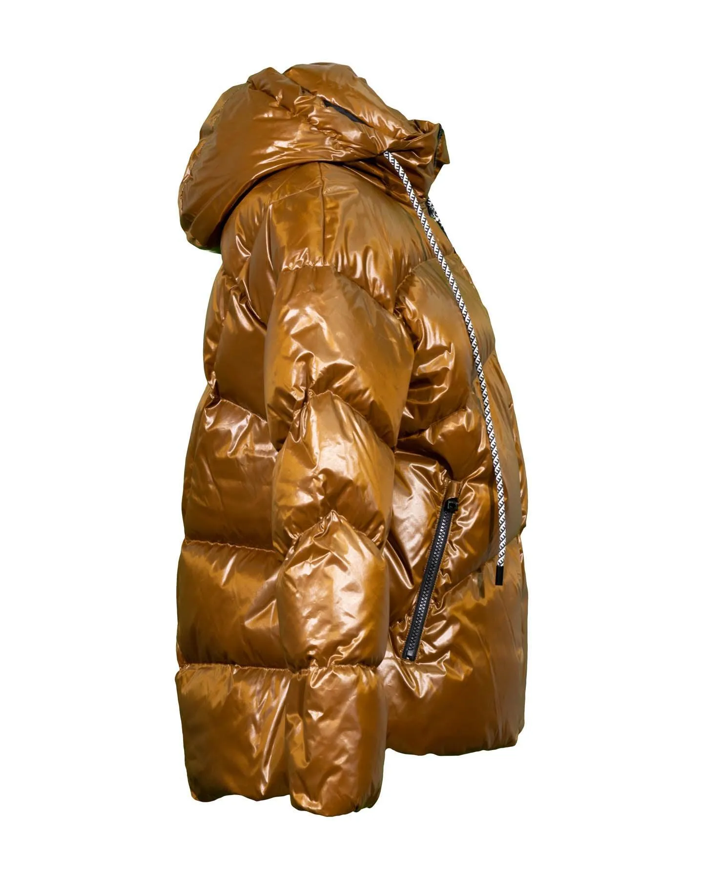 Lacquer Down Puffer Coat