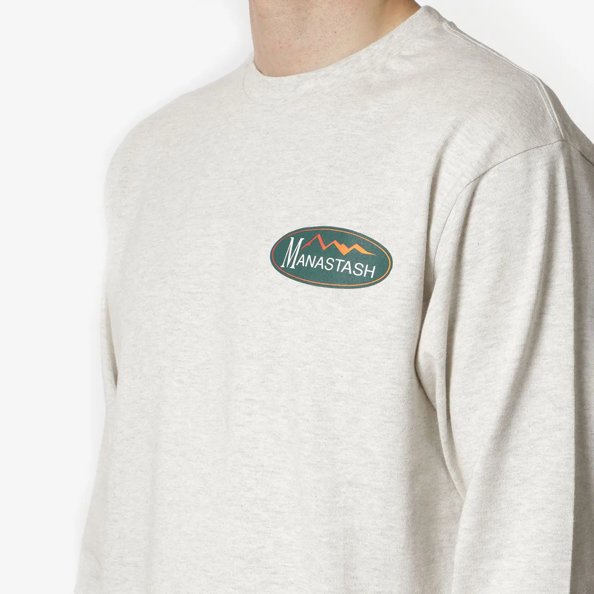 Manastash Hemp Long Sleeve Original Logo T-Shirt