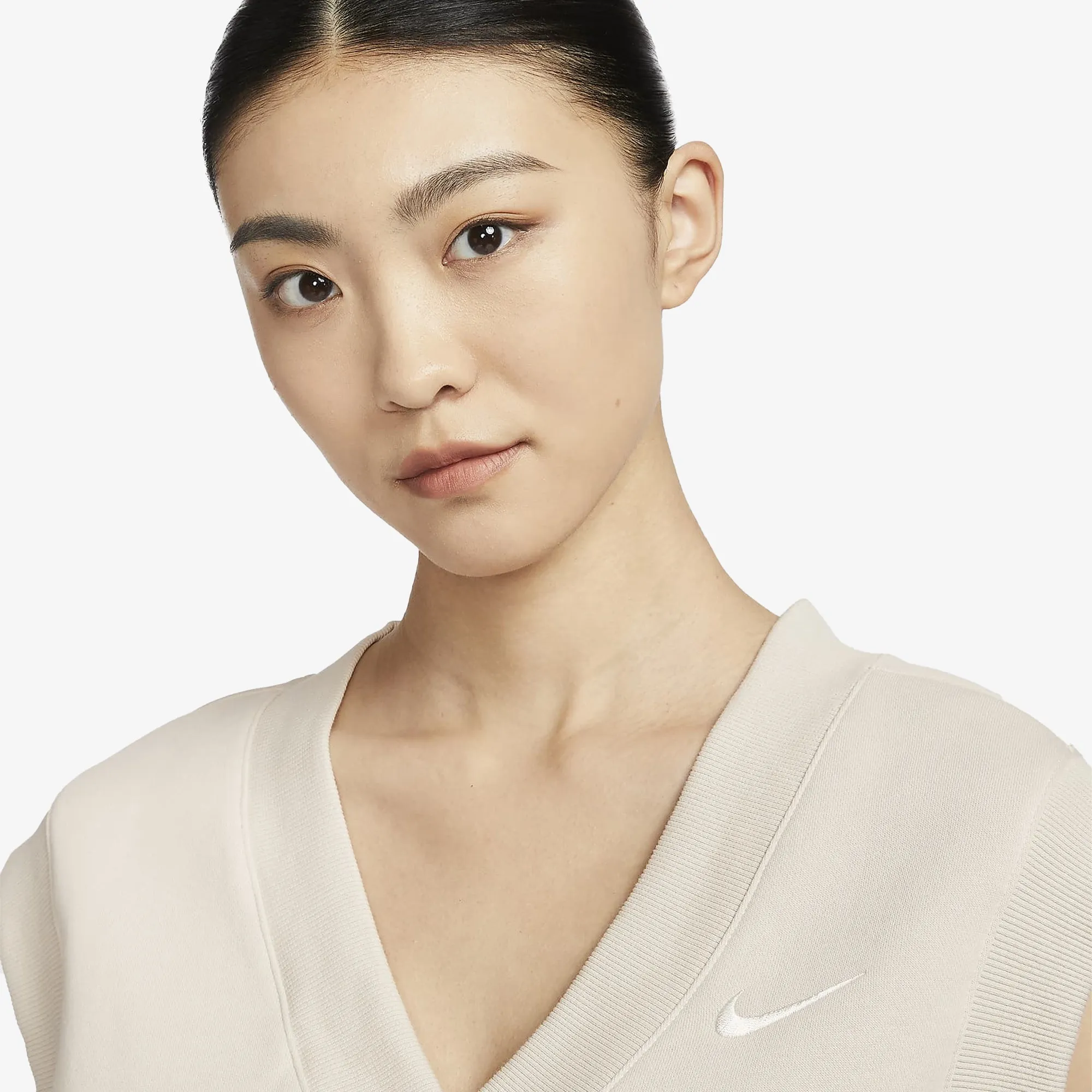 NIKE | WMN'S SPORTSWEAR PHOENIX FLEECE { LT OREWOOD BRN/SAIL