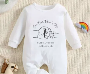 Our First Father's Day Daddy - Fist Pump (First Father's Day 1st Father's Day Daddy Dad Grandad Father's Day l New Dad Gift