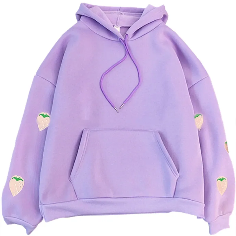 Pastel Strawberries Sweater