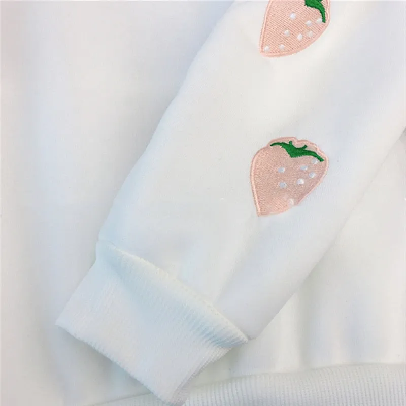 Pastel Strawberries Sweater