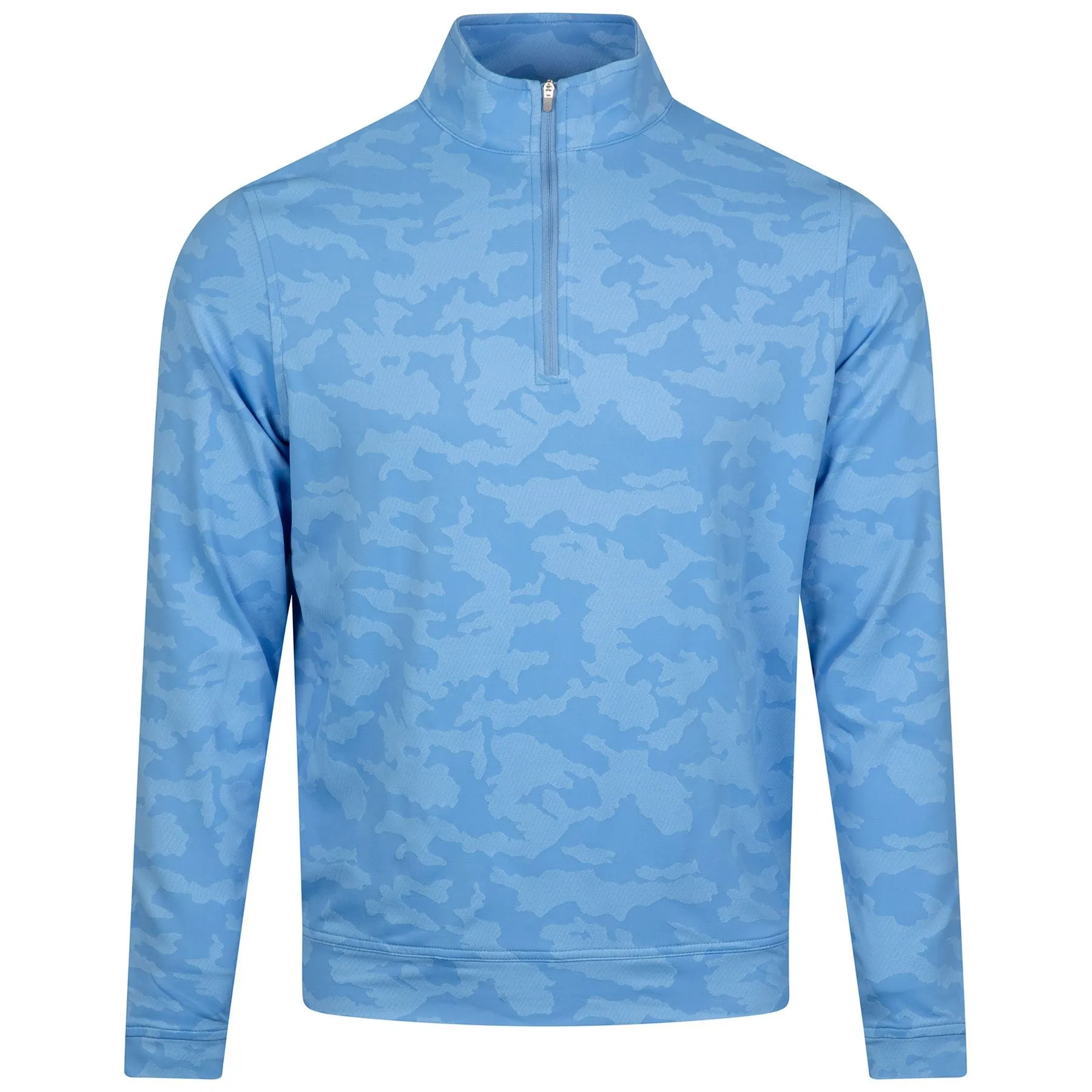 Perth Camo Performance Quarter Zip Liberty Blue - AW24