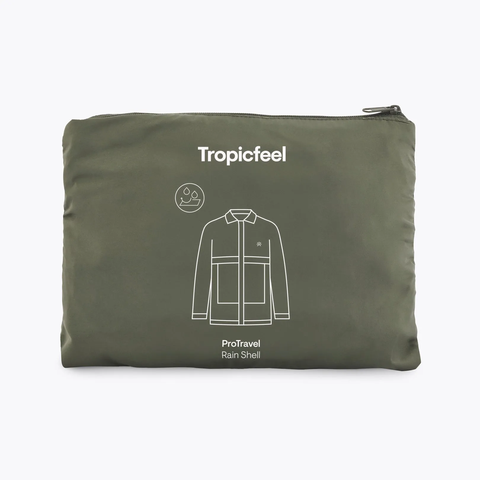 ProTravel Rain Shell Forest Green