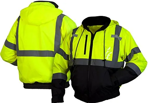 Pyramex RJ3210 Series Lumen X Class 3 Fleece Bomber Safety Jacket