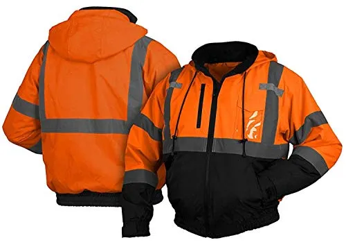 Pyramex RJ3210 Series Lumen X Class 3 Fleece Bomber Safety Jacket