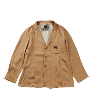 Raglan Jacket - Poly Sateen Khaki