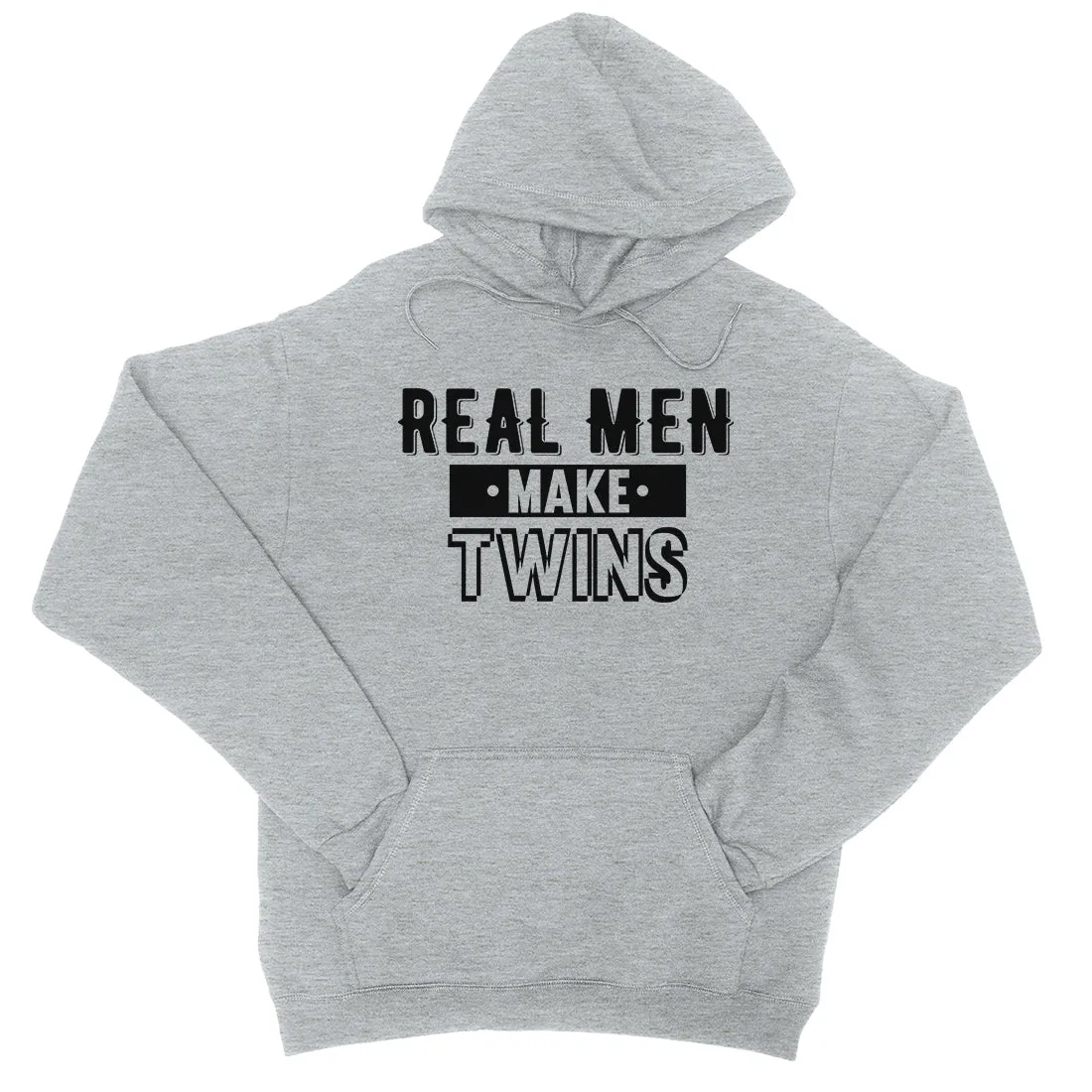 Real Men Make Twins Unisex Fleece Hoodie