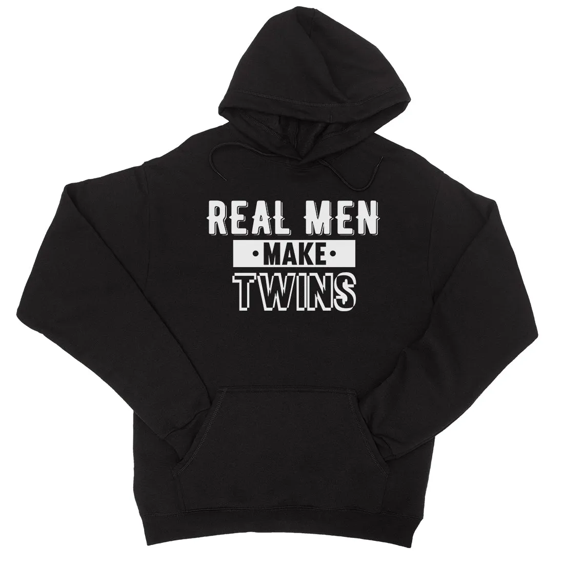 Real Men Make Twins Unisex Fleece Hoodie