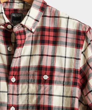 Red Plaid Portuguese Flannel Shirt