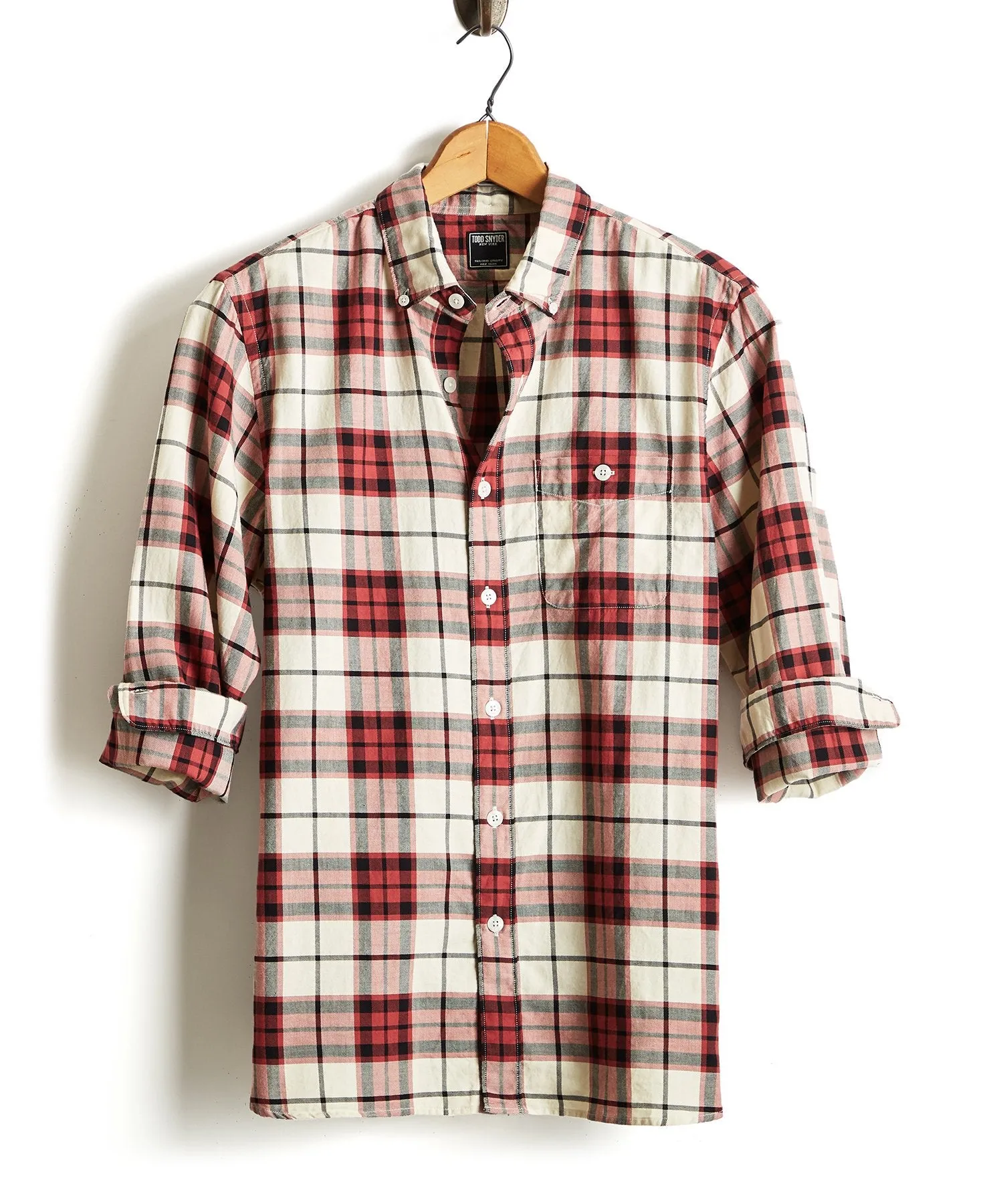 Red Plaid Portuguese Flannel Shirt