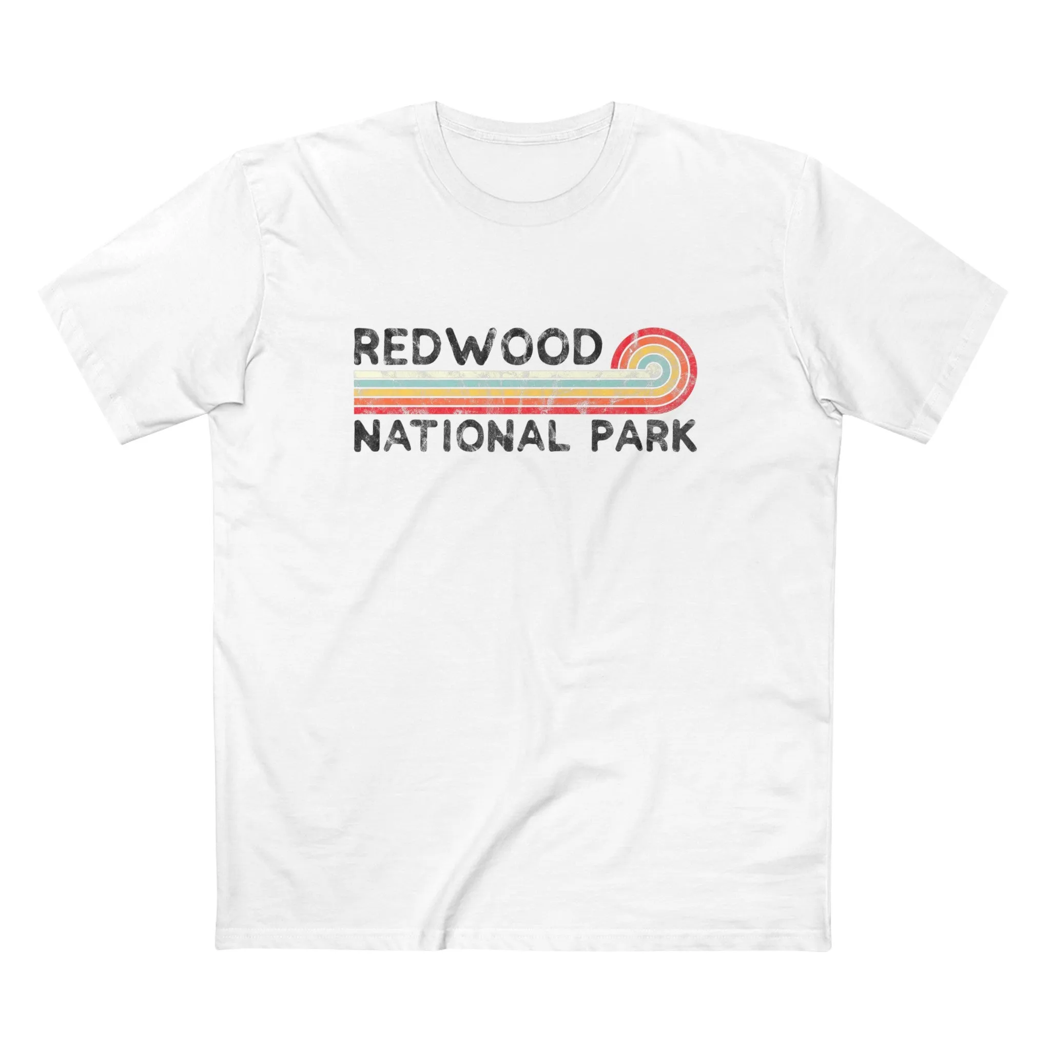 Redwood National Park T-Shirt - Vintage Stretched Sunrise