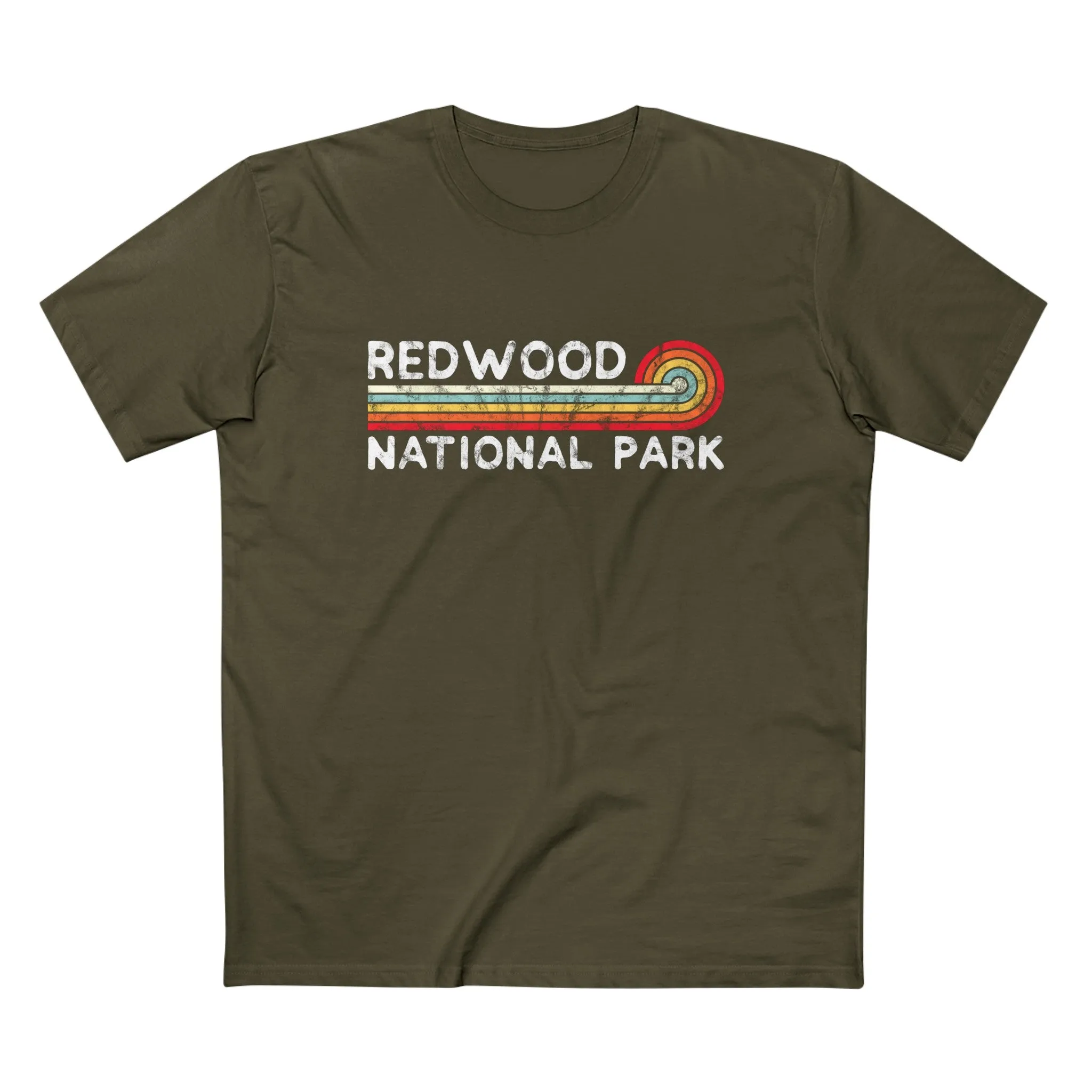 Redwood National Park T-Shirt - Vintage Stretched Sunrise