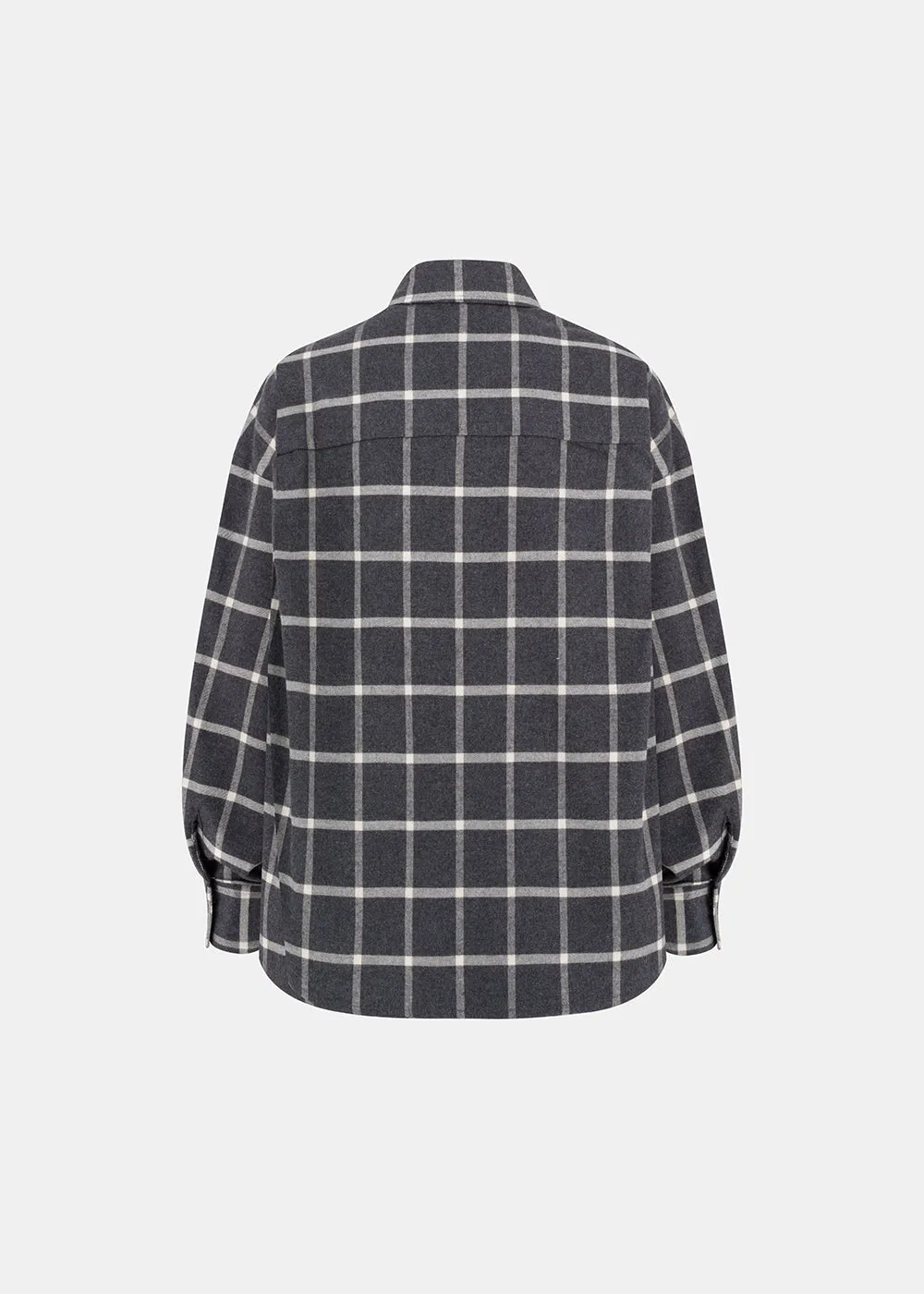 ROSEMARY FLANNEL SHIRT GRAPHITE