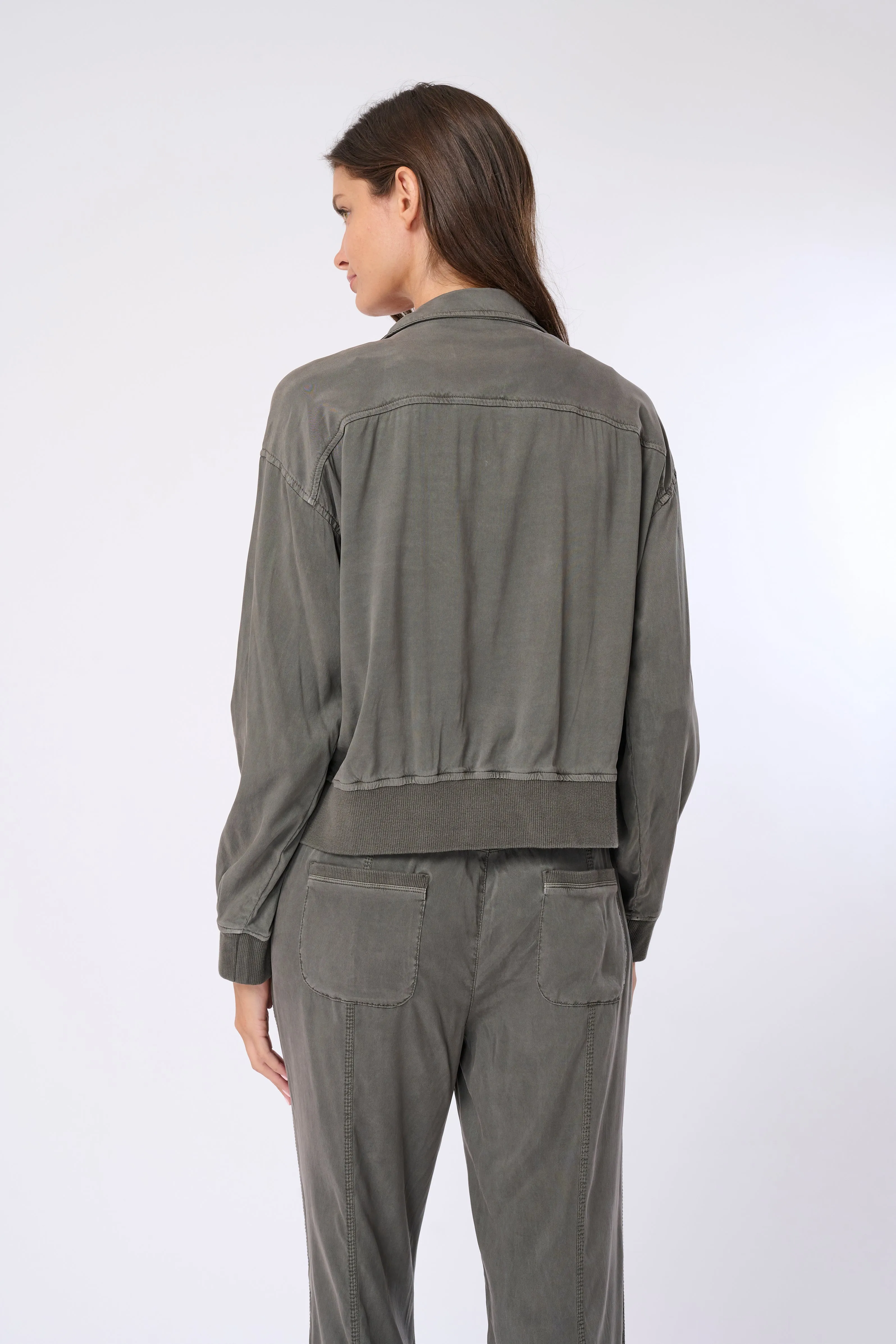 Samaria Stretch Cupro Jacket