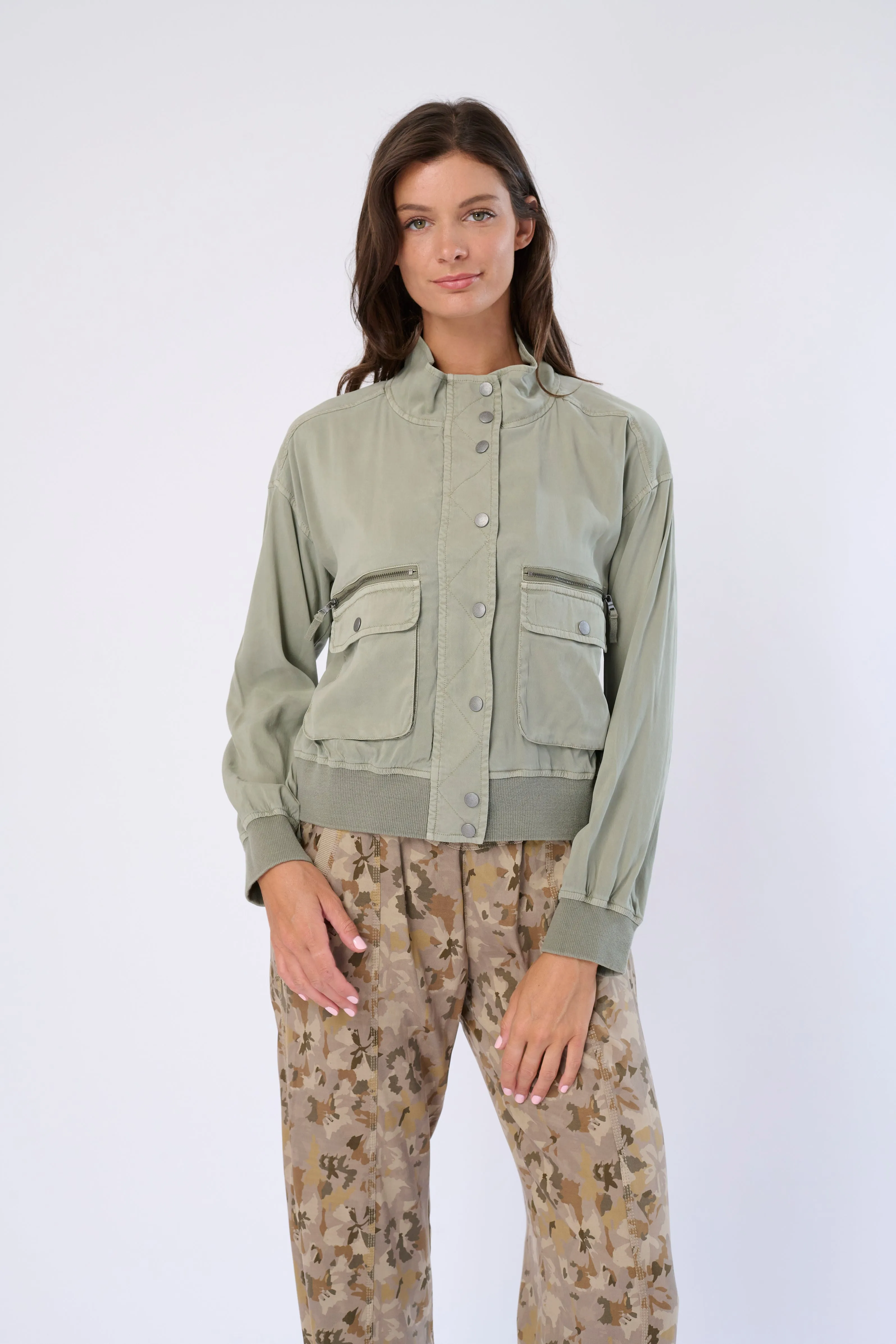 Samaria Stretch Cupro Jacket