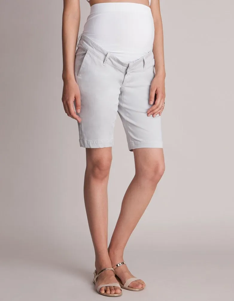 Seraphine Mason Stone Grey Maternity City Shorts